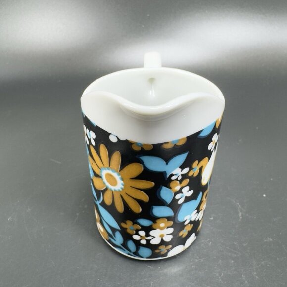 Vintage Royal Crown Mexican Fiesta By Kitty Small Porcelain Pitcher Creamer VTG - Picture 6 of 8